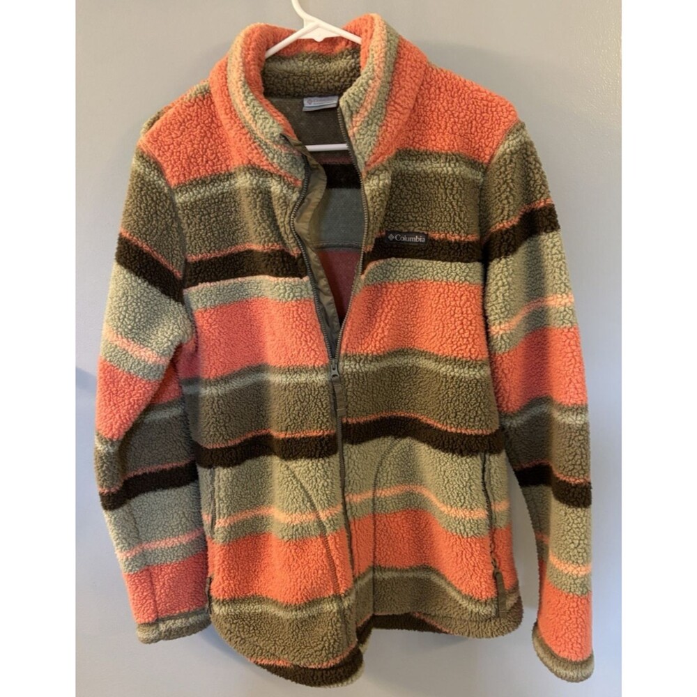 Columbia Women's Full Zip Fleece Jacket Multi Colors Size Large